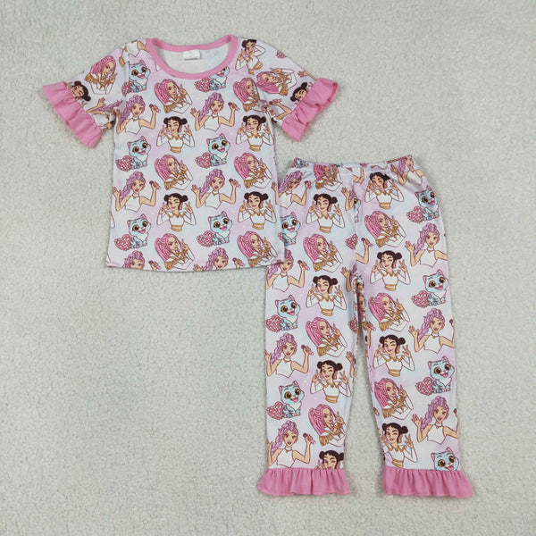 RTS  Matching toddler clothes kpop print clothing girls spring clothes-2026.3.6