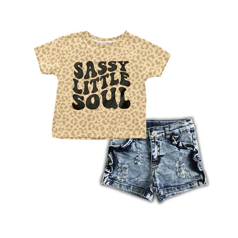 GSSO0332 baby girl clothes denim shorts girl summer outfit