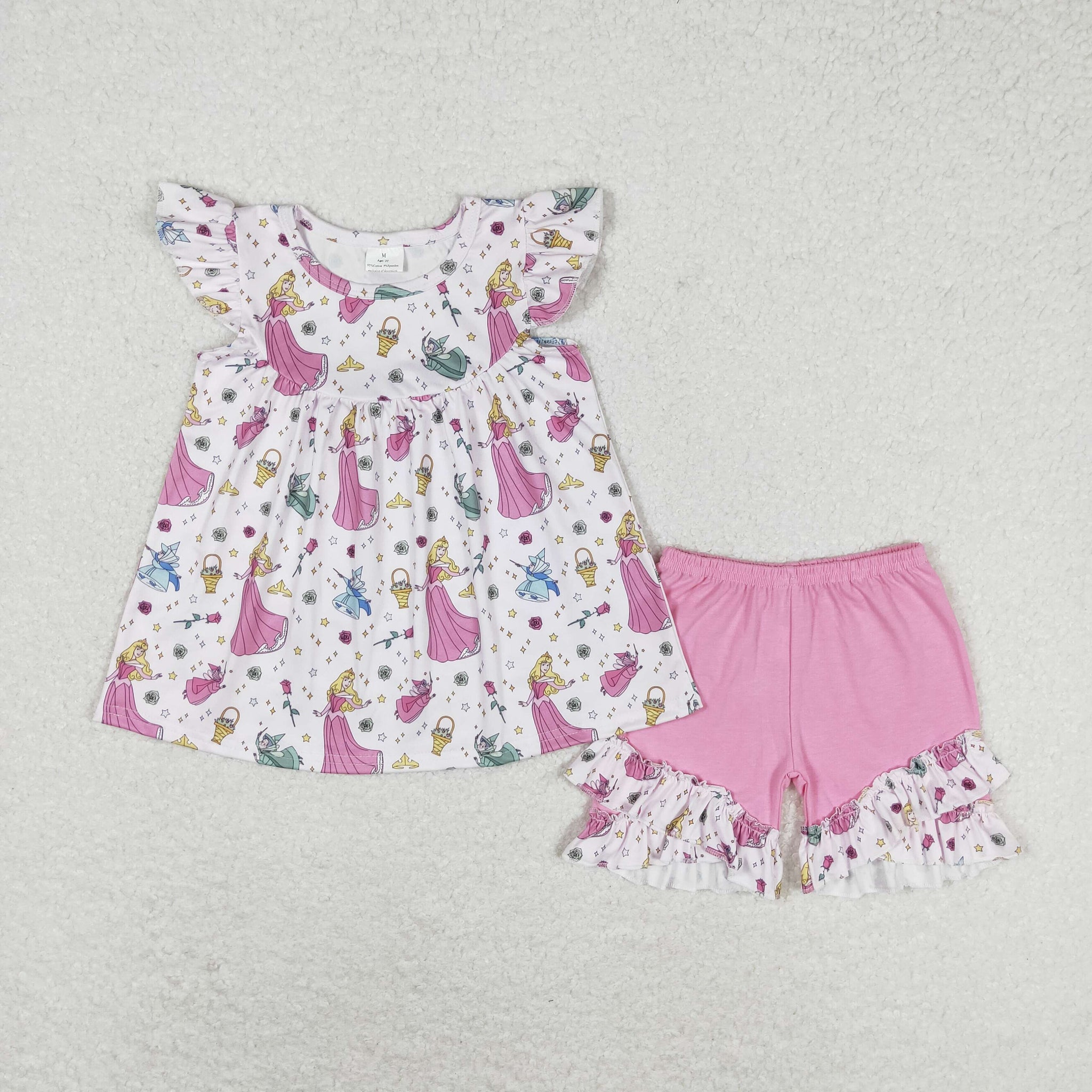 GSSO0910 RTS baby girl clothes princess toddler girl summer outfit