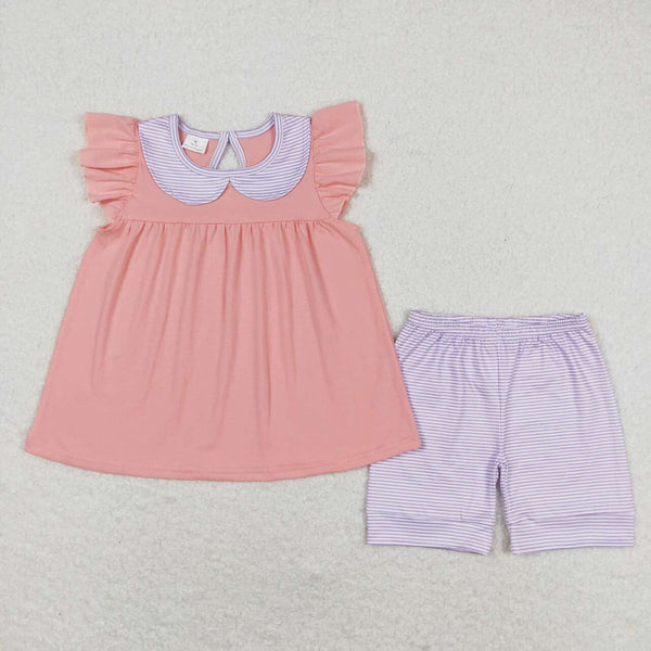 RTS Matching clothes toddler clothes  color  print set girls summer clothing-2026.3.19