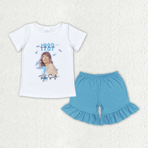 GSSO1452 RTS baby girl clothes 1989 singer toddler girl summer outfit