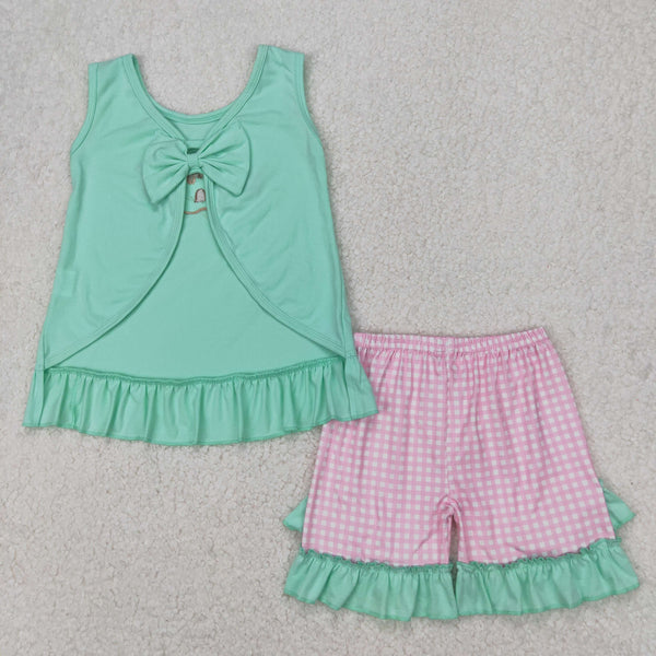 RTS kids clothes dog embroidery kids summer matching clothes