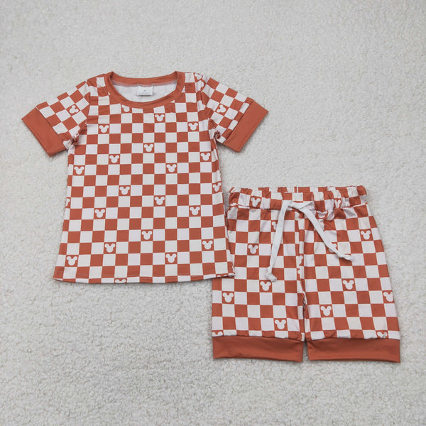 RTS toddler clothes cartoon matching boy summer pajamas set