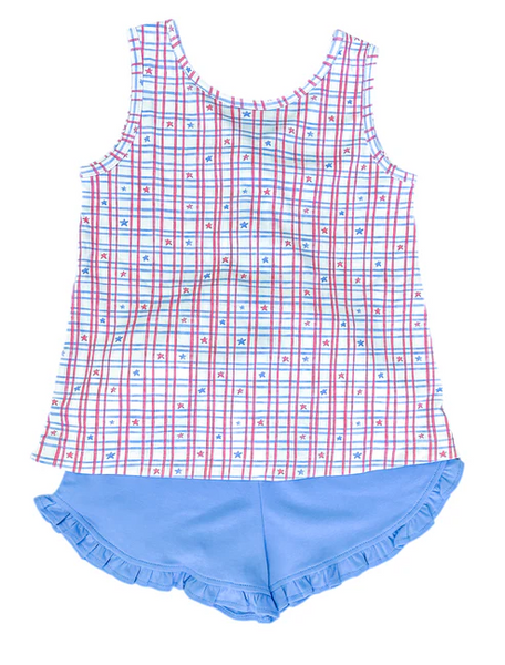 GSSO2539  pre-order baby girl clothes star toddler girl summer outfit-2025.4.20