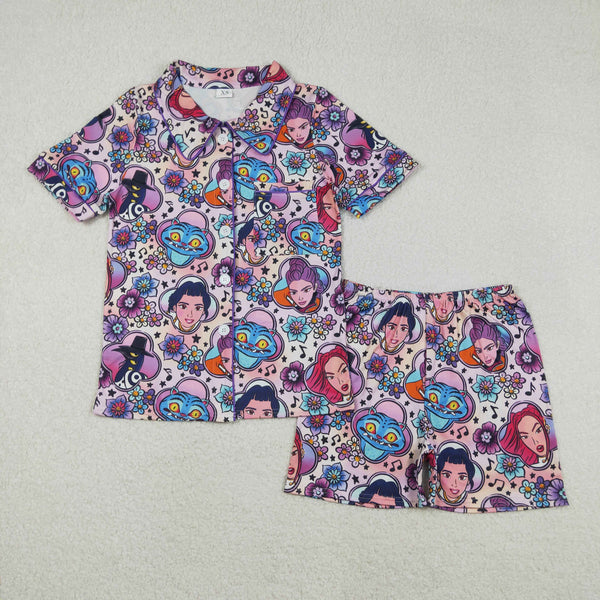 GSSO2770 RTS adult pajamas adult women summer set sleep wear
