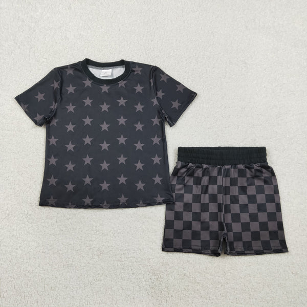 RTS GSSO2913 baby girl clothes star print toddler girl  summer outfit