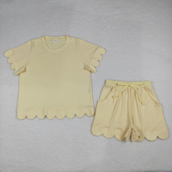 RTS Matching Adult clothes solid color print clothing mommy summer clothes-2026.4.11
