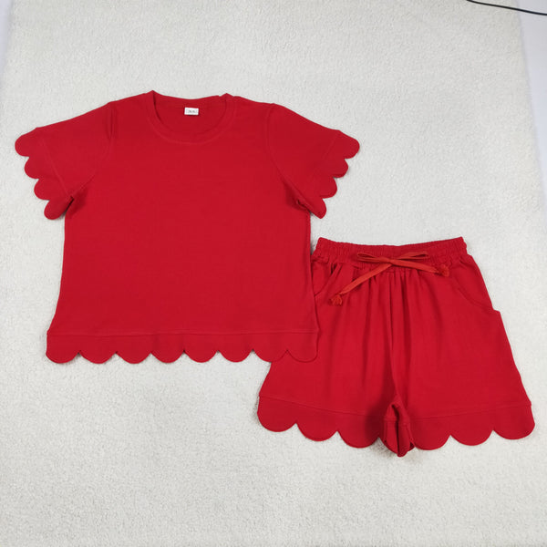 RTS Matching Adult clothes solid color print clothing mommy summer clothes-2026.4.11