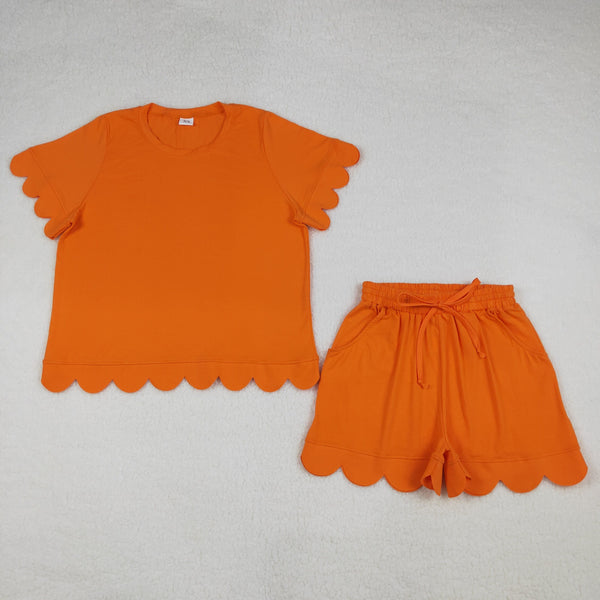 RTS Matching Adult clothes solid color print clothing mommy summer clothes-2026.4.11