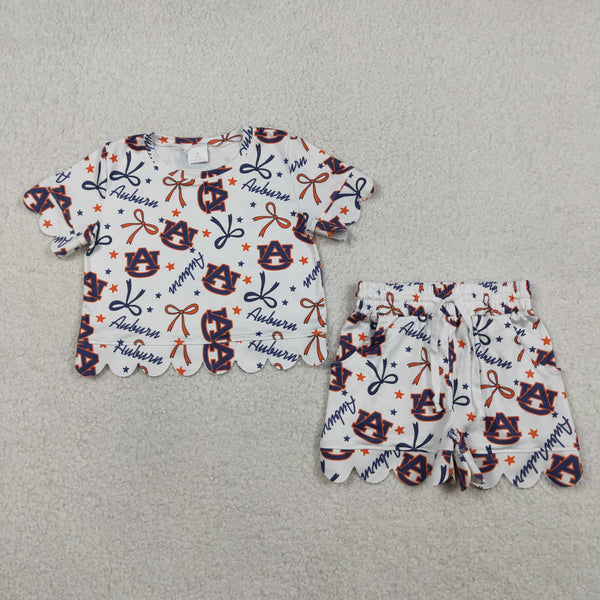 RTS Matching Clothing toddler clothes state print set girls summer clothing-2026.7.23
