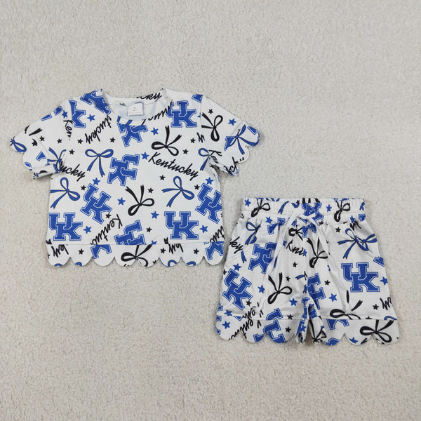RTS Matching Clothing toddler clothes state print set girls summer clothing-2026.7.23