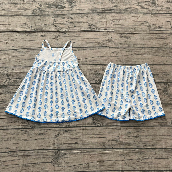 GSSO3416 pre-order kids clothes flower print girl summer outfit  clothing set-real pic 2026.5.4