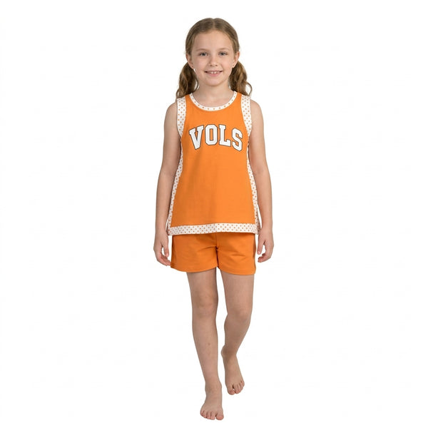 RTS SS0980 toddler girl clothes solid orange yoga shorts