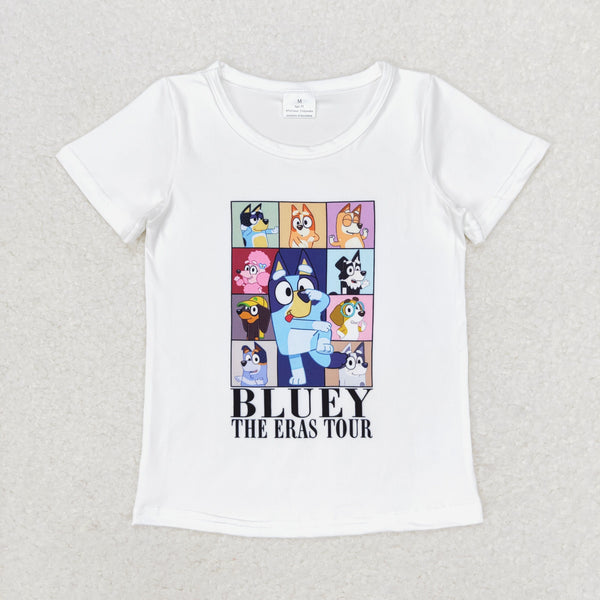 GT0595 RTS baby girl clothes cartoon dog girl summer tshirt