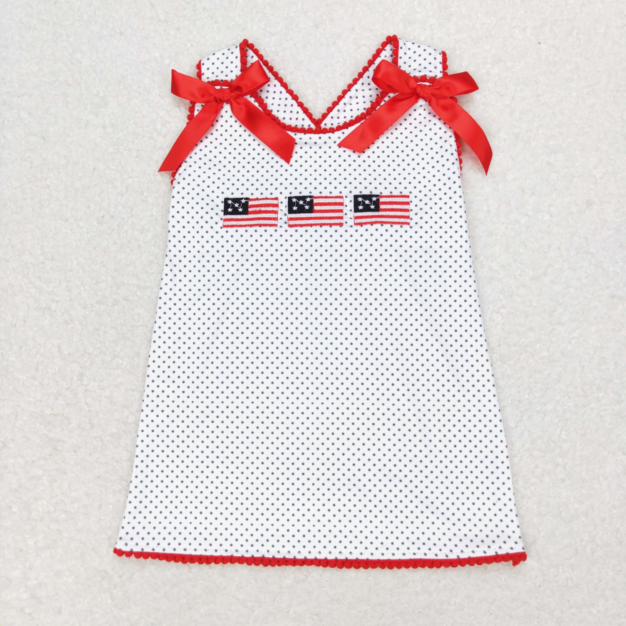 GT0599 RTS baby girl clothes 4th of July patriotic girl summer tshirt