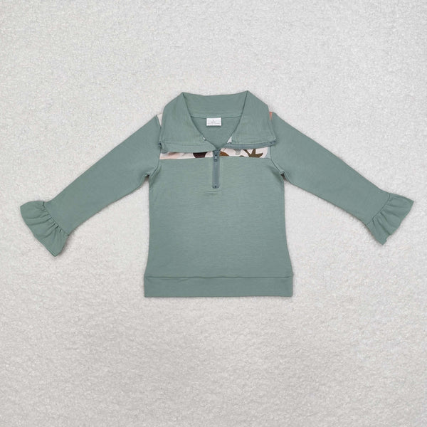 RTS Matching clothing animal camo mixed print kid long sleeve romper top pant fall clothing-2026.9.28