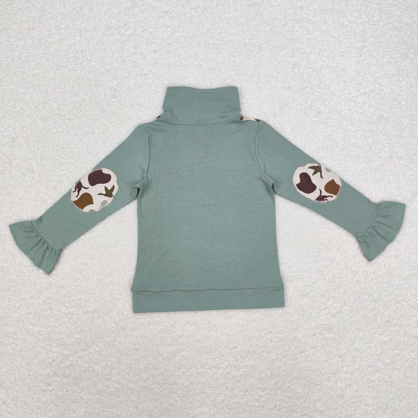 RTS Matching clothing animal camo mixed print kid long sleeve romper top pant fall clothing-2026.9.28