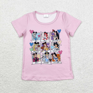 GT0676 RTS toddler girl clothes princess girl summer top