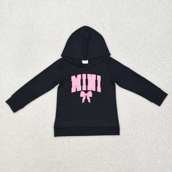 RTS mummy and me matching clothes Mama Mini vinyl hoodie shirt top