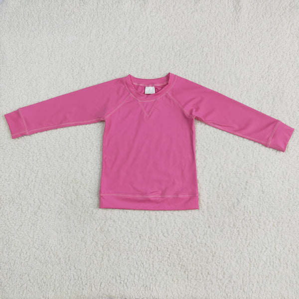 RTS toddler clothes matching clothing solid color top  kids summer yoga clothing