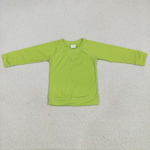 RTS toddler clothes matching clothing solid color top  kids summer yoga clothing