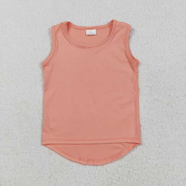 GSSO2502 RTS girl clothes coral girl summer yoga clothes atheletic clothes