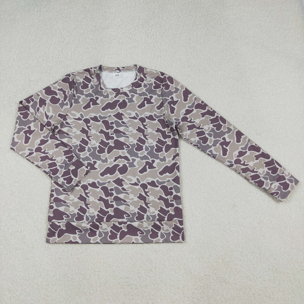 RTS adult clothes matching camo print clothing adult women yoga top-2025.10.17