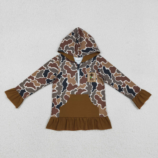 RTS toddler clothes matching clothing embroidery camo baby top kids winter clothing-2025.12.6