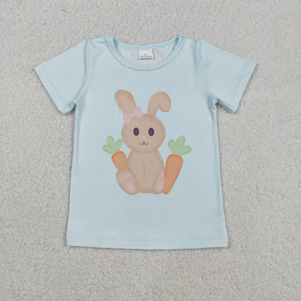 RTS toddler clothes matching clothing rabbit print girl easter summer clothing-2025.12.6