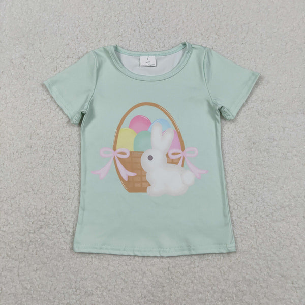 RTS toddler clothes matching clothing rabbit print girl easter summer clothing-2025.12.6