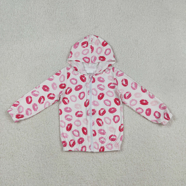 RTS GLP3120 3pcs toddler girl clothes kiss girl Valentine set