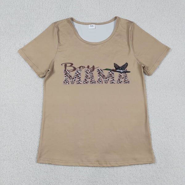 GT1512 Adult Women Summer Tshirt Boy Mama Summer Top mallards hunting clothes