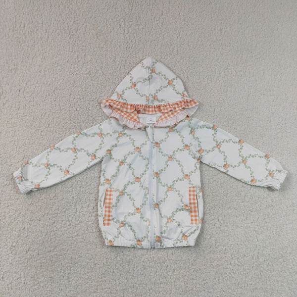 RTS GT1662 baby girl clothes pumpkin girl winter  top hoodies halloween clothes