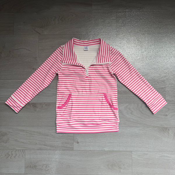 no MOQ GT1783 pre-order  toddler girl clothes sports clothes pink stripe girl winter clothes shirt top-real pic 2026.7.29