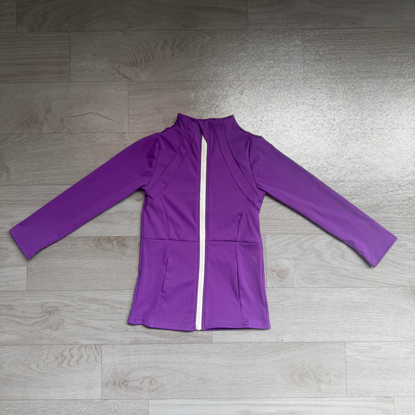 no MOQ GT1803  pre-order  toddler girl clothes sports clothes purple girl winter clothes jacket top-real pic 2026.7.29