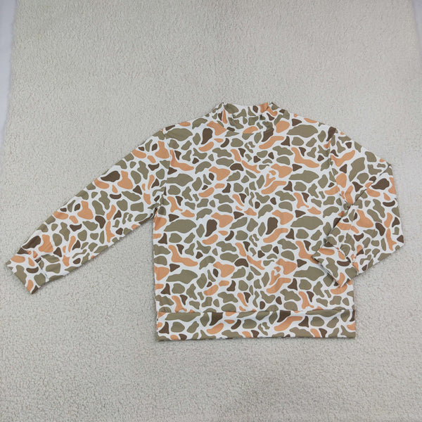 RTS GT1819 women clothes camo print long sleeve yoga athletic top