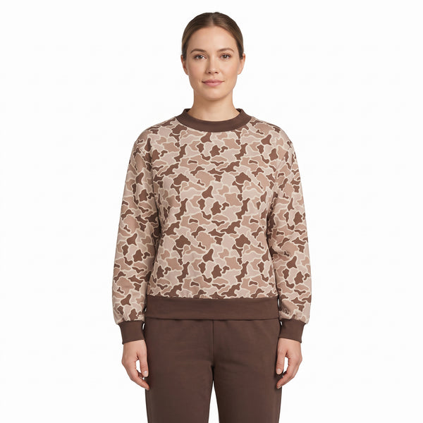 RTS GT1879 women clothes camo print long sleeve yoga top