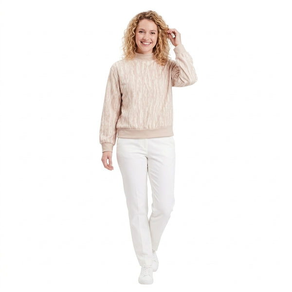 RTS GT1881 women clothes stripe print long sleeve yoga top