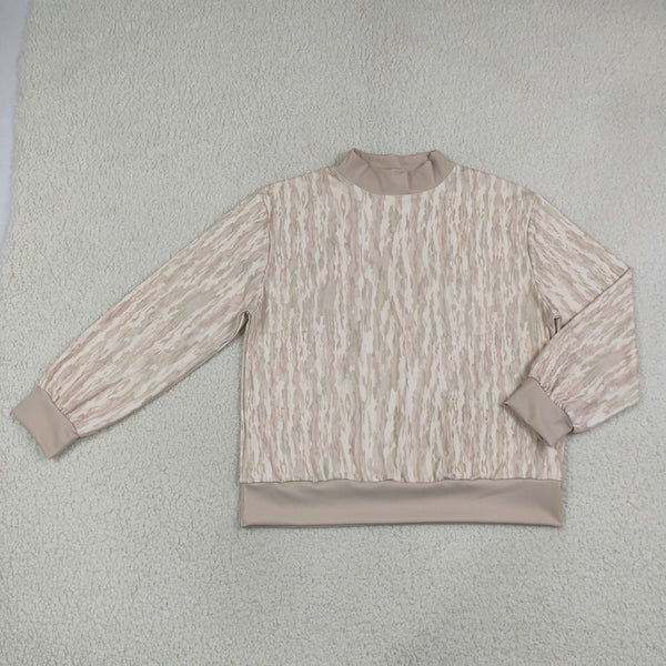 RTS GT1881 women clothes stripe print long sleeve yoga top