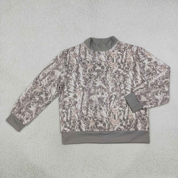 RTS GT1883 women clothes camo print long sleeve top yoga athletic top