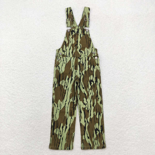 P0534 RTS 6-12M to 7-8T baby boy clothes denim camouflage baby boy jumpsuit