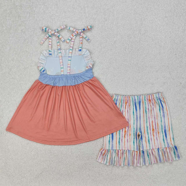 GSSO2016 RTS girl clothes sea animals  toddler girl summer outfit