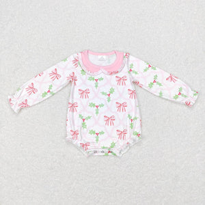 LR0577 baby girl clothes girl christmas bubble