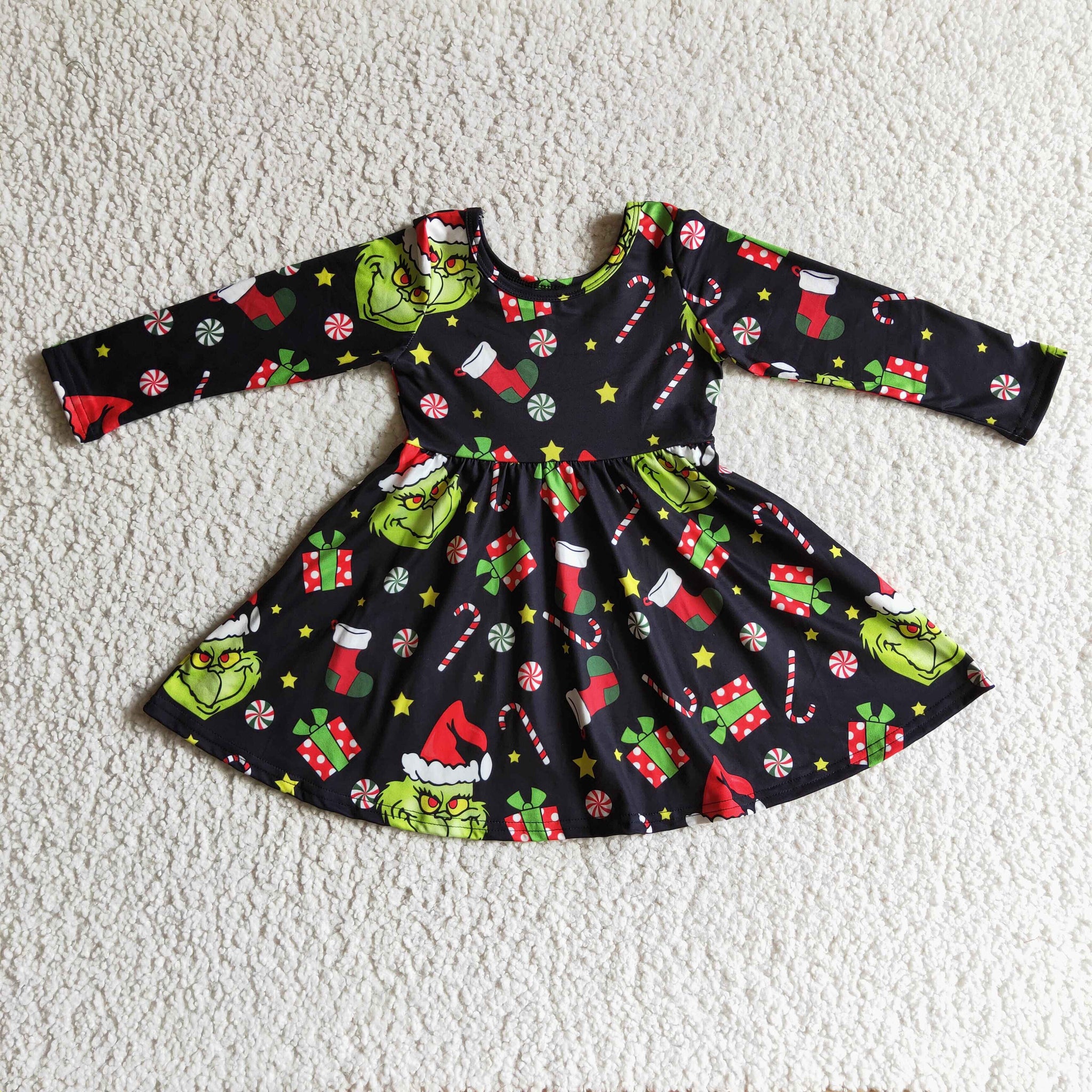 GLD0101 toddler girl dresses christmas dress-promotion 2024.10.19 $5.5