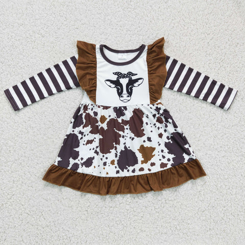 GLD0126 toddler girl clothes cow winter dress-promotion 2024.11.30 $5.5