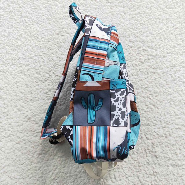 BA0077 toddler backpack flower girl gift back to school cow farm preschool bag