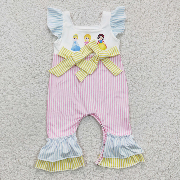 SR0139 baby girl clothes princess summer romper