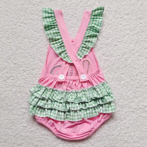SR0271 baby girl clothes baseball embroidery summer bubble