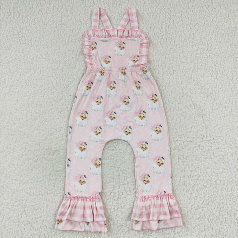 SR0101 baby girl clothes cartoon christmas girl jumpsuit