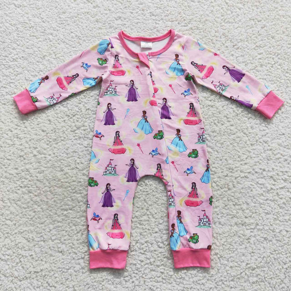 LR0468 baby clothes zipper winter romper